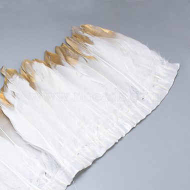 Golden Plated Goose Feather Cloth Strand Costume Accessories(FIND-T014-01B)-2