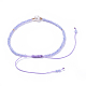 Bracelets de perles tressées en fil de nylon ajustable(BJEW-JB04375)-4