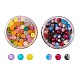 perles de verre dépolies transparentes et perles de verre craquelées bicolores(FGLA-CD0001-01)-4