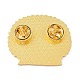 Trophy Candy Jar Train Hedgehog Golden Alloy Brooches(JEWB-U003-01E)-2