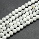 Frosted Howlite Round Bead Strands(G-M064-14mm-12)-1