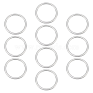304 Stainless Steel Linking Rings, Macrame Craft Hoop, Round Ring, Stainless Steel Color, 60x5mm, Inner Diameter: 50mm(STAS-WH0022-85B)