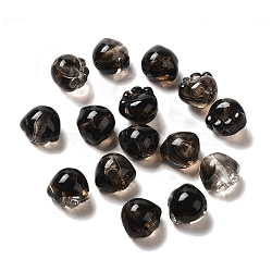 Two Tone Transparent Acrylic Beads, Paw, Coconut Brown, 11x12x10mm, Hole: 1.8mm, about 701pcs/500g(TACR-P008-01A-01)