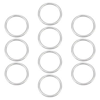 304 Stainless Steel Linking Rings, Macrame Craft Hoop, Round Ring, Stainless Steel Color, 60x5mm, Inner Diameter: 50mm