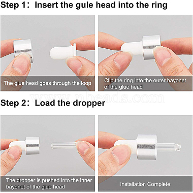 kit de bricolaje de frascos cuentagotas de vidrio de 5ml(DIY-BC0003-09B)-6