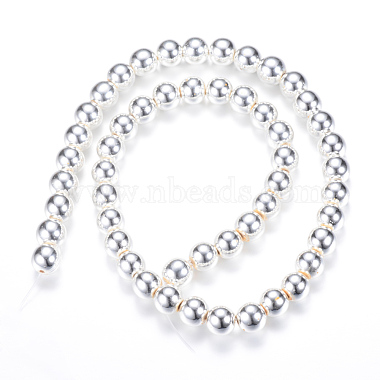 Electroplate Non-magnetic Synthetic Hematite Beads Strands(X-G-Q466-4mm-02)-2