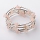 Bracelets enroulés avec puces de pierre gemme(BJEW-JB01517-01)-1