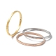 3Pcs 3 Color 304 Stainless Steel Grooved Bangles Set(BJEW-F464-03)-1