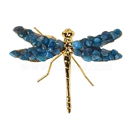 Natural Apatite Dragonfly Display Decorations, Animal Crafts for Table Decor Home Decor, 100x80mm(PW-WGD9E25-15)