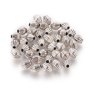 Tibetan Silver Beads, Lead Free & Cadmium Free, Antique Silver Color, Bicone, 5x6mm, hole: 1mm(X-K08YP041)