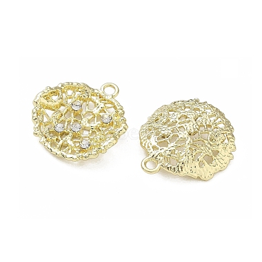 Alloy Rhinestone Pendants Round Charms(RB-CBA7D90-04G-A)-2