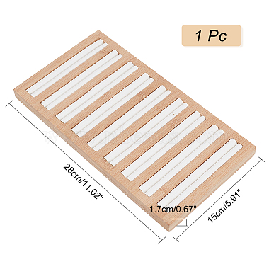 9-slot Bambus-Ring-Organizer-Ausstellungstabletts(EDIS-WH0016-044A)-2