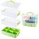 3 Layers Plastic Handled Organizers Boxes(CON-WH0095-212B)-1