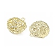 Alloy Rhinestone Pendants Round Charms(RB-CBA7D90-04G-A)-2