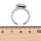 Shell Shape 304 Stainless Steel Cuff Ring Components(SA-CBA098D-04P-C)-3