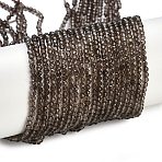 Natural Smoky Quartz Beads Strands, Faceted, Grade AA, Round, 2mm, Hole: 0.5mm, about 184pcs/strand, 15.75''(40cm)(X-G-P553-G05-01)