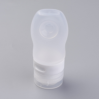 Creative Portable Silicone Points Bottling, Shower Shampoo Cosmetic Emulsion Storage Bottle, Clear, 93x42mm, Capacity: about 37ml(1.25 fl. oz)