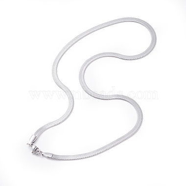 Colliers de chaînes de serpent en 304 acier inoxydable(X-NJEW-O058-29P)-2