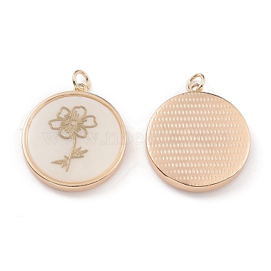 pendentifs de coquillages d'eau douce naturelle(BSHE-E028-07KCG)-2