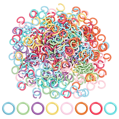 Mixed Color Ring Alloy Open Jump Rings