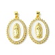 Real 18K Gold Plated Brass Micro Pave Cubic Zirconia Pendants(KK-H472-11G-02)-1