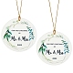 décorations pendantes en porcelaine gorgecraft(HJEW-GF0001-15)-1