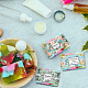 Elite 90Pcs 9 Colors Handmade Soap Paper Tag(DIY-PH0002-92)-4
