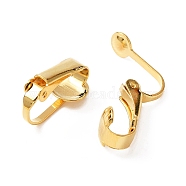 304 Stainless Steel Clip-on Earring Findings, Golden, 16x7.5x10mm(X-STAS-E163-67G)