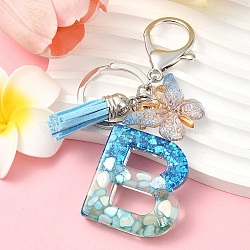 Resin & Acrylic Keychain, with Alloy Clasp and Rings, 100mm(X1-KEYC-YW00127-02)