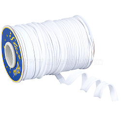 Polyester Cord, with Paper Spool, Garment Accessories, Gainsboro, 10x1.5mm(OCOR-WH0069-01B)