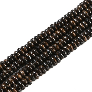 Natural Bronzite Beads Strands, Rondelle, 5x2mm, Hole: 1mm, about 169pcs/strand, 16.02 inch(40.7cm)