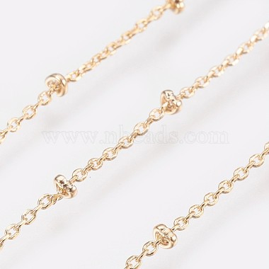 Long-Lasting Plated Brass Cable Chain Necklaces(NJEW-K112-09G-NF)-3