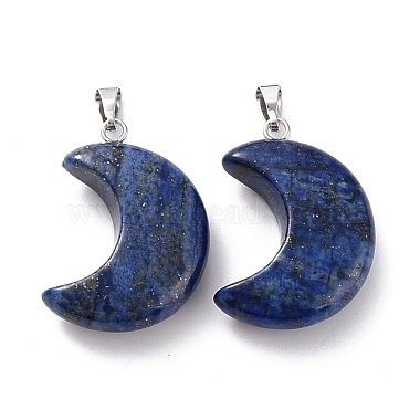Natural Lapis Lazuli Pendants(G-Z022-02N)-2