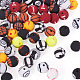 Handmade 8 Ball Polymer Clay Beads(CLAY-TA0001-84A)-2