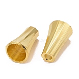 Golden Brass Bead Caps(KK-E362-G)