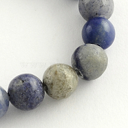 Round Natural Blue Aventurine Beads Strands, 8.5mm, Hole: 1.2mm, about 47pcs/strand, 15.5 inch(G-R254-8mm)