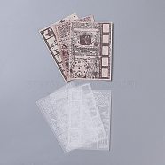 Scrapbook Paper, Vegetable Parchment & Munken Paper, for DIY Album Scrapbook, Greeting Card, Background Paper, Diary Decorative, Movie Scenes, 14x10cm, 30 sheets/bag(X-DIY-H129-C03)