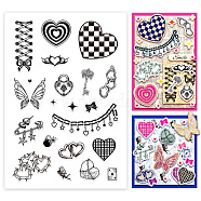 Custom PVC Plastic Clear Stamps, for DIY Scrapbooking, Photo Album Decorative, Cards Making, Mixed Shapes, 160x110x3mm(DIY-WH0448-0296)