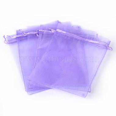 Bolsas de regalo de organza con cordón(OP-R016-13x18cm-06)-2