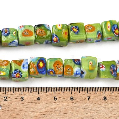 Handgefertigte Millefiori Lampwork Perlen(LAMP-G170-04)-5