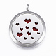 316 Surgical Stainless Steel Diffuser Locket Pendants(STAS-H404-26G)-1