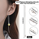 10Pcs Brass Stud Earring Findings(KK-BBC0004-09P)-2