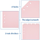 A5 Frosted Plastic Discbound Notebook Index Divider Sheets(KY-WH0046-90B)-3