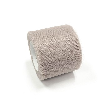Deco Mesh Ribbons, Tulle Fabric, Tulle Roll Spool Fabric For Skirt Making, Silver, 2 inch(5cm), about 25yards/roll(22.86m/roll)