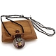 Lampwork Perfume Bottle Necklace with Ropes(PW-WG66705-05)-1