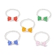 Glass Bead Finger Rings(RJEW-MZ00032)-3