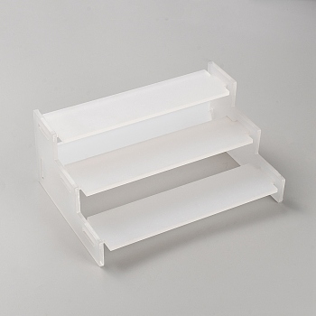 Acrylic Risers Display, Jewelry Display Holder, for Jewelry Display, Clear, Finished Product: 20x15x9cm