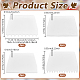 8Pcs 4 Styles Cake Cream Plastic Scraper(AJEW-NB0006-77)-2