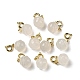 Natural White Agate Pendant Decorations(G-R489-43G)-1