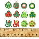12 pcs 12 styles pendentifs en alliage d'émail de la Saint-Patrick(ENAM-FS0001-66)-4